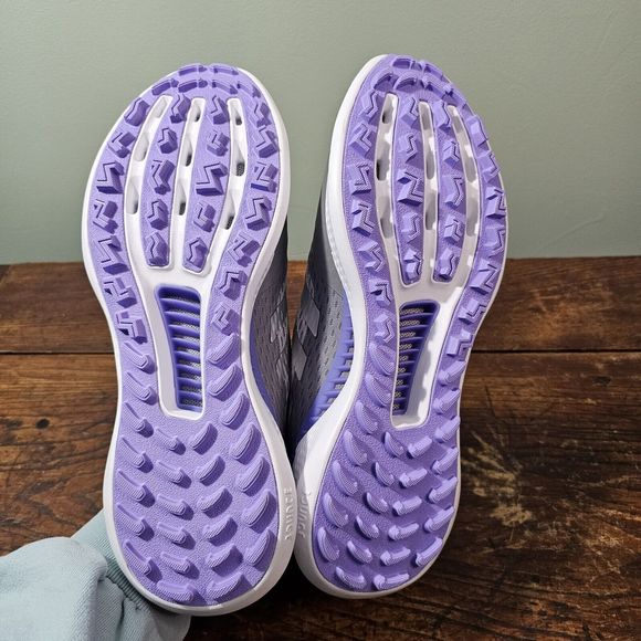 Adidas Summervent Grey Silver Purple Womens size 10 Spikeless Golf Shoes GV9749 - Picture 6 of 8